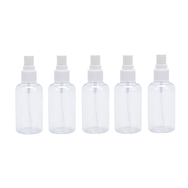 

5pcs 75ML Transparent Spray Bottle Spray Bottles Perfume Bottle Portable Travel Container Refillable Cosmetics Container New