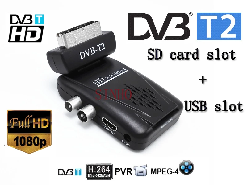 HD Scart Dvb T2 Digital Tv Tuner Tv Decoder Supports HDMI/Scart Output  1080P Usb Port t2 tuner|Set-top Boxes| - AliExpress