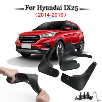 

Car Styling ABS Car Mud Flaps Splash Guard Mudguard Mudflaps Fenders External Cover Car Accessories For Hyundai IX25 2014-2019