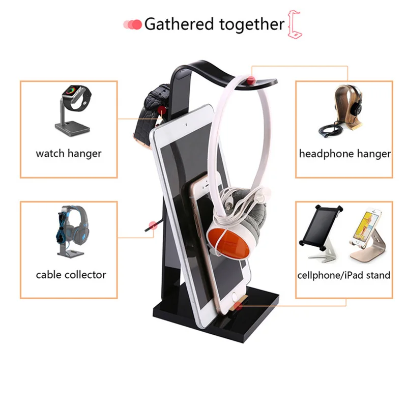 Universal Headphone Holderfor WH 1000XM3 Earphone Headset Hanger Headphone Desk Display Stand Shelf Bracket Support Bracket