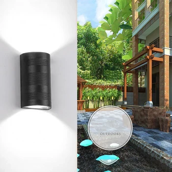 

6W Led Waterproof Half-cylinder Wall Light Outdoor Porch Wall Lamp Garden Lights for Living Room Patio Garden Hallway Balcony