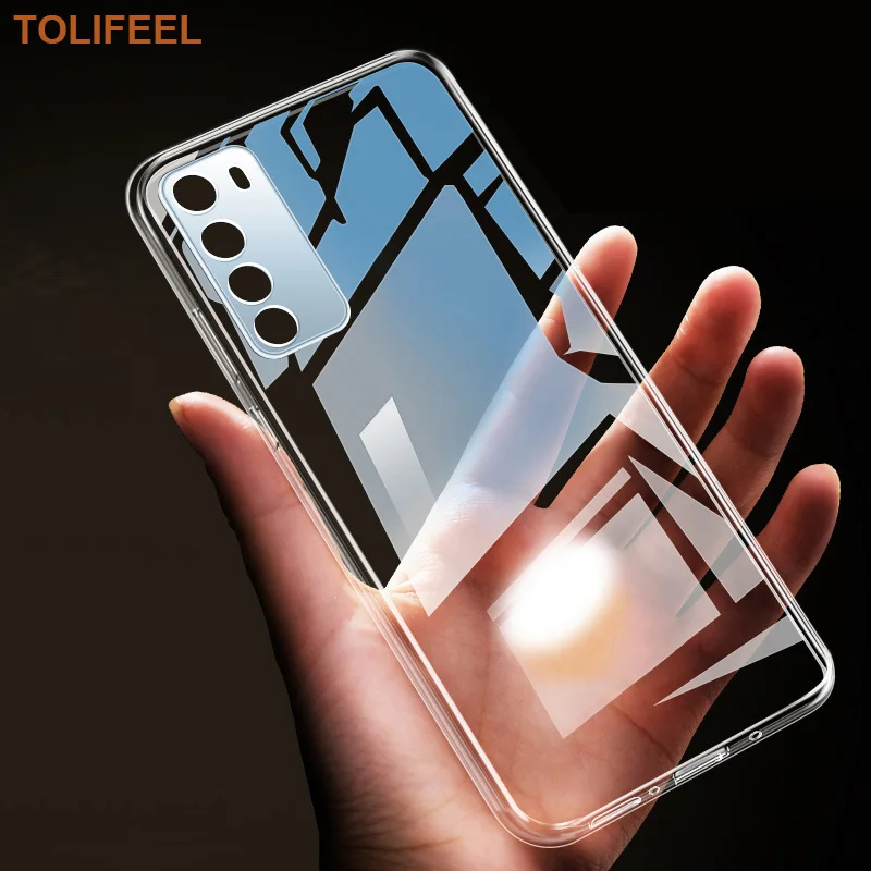 Чехол TOLIFEEL для Huawei Honor Play 4 силиконовый чехол тонкая прозрачная защита телефона