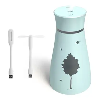 

Maple Leaf Air Humidifier USB Purifier with LED Light Fan Essential Oil Diffuser