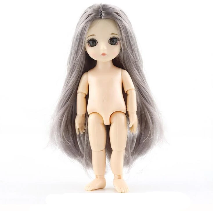 13 подвижных шарнирных 16 см 1/8 куклы игрушки BJD кукла голая обнаженная женская мода тела Куклы Игрушки для девочек подарок нормальная кожа