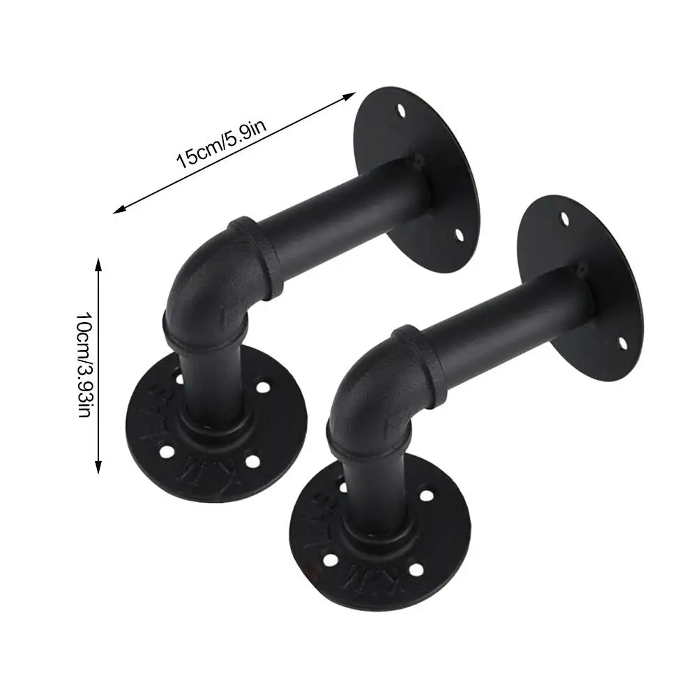 Новые 2 предмета утепленные железная труба Соединительная труба настенный держатель для туалетнных принадлежностей Декор