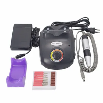 

Professional Nail Art Salon Manicure Pedicure Kit Electric Nail Drill File Machine with Low noise and vibration for smooth