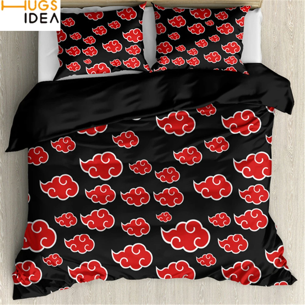 Red Cloud Design Trendy Bedding Set Bedspread with Pillowcase Duvet Cover Sets for Kids Boys Men Soft Comfortable | Дом и сад