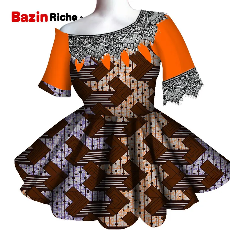 Африканские Женские топы и блузки с коротким рукавом элегантные офисные женские рубашки с принтом плюс размер Блузка африканская одежда WYB5125