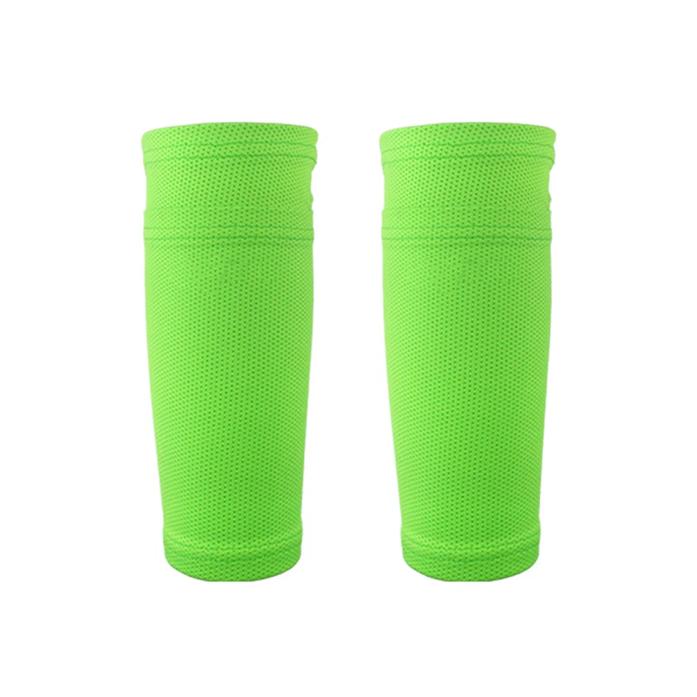 only socks green 1 пара, футбольные Защитные носки с карманом или щитом голени, футбольный защитный щиток голени, подушечки для ног, поддерживающие носки для взрослых - Цвет: only socks green