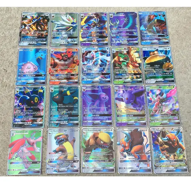 Takara Tomy 0 Pcs Gx Mega Sun Moon Sun Moon Shining Pokemon Cards Game Battle Carte Trading Cards Game Children Toy Aliexpress Toys Hobbies
