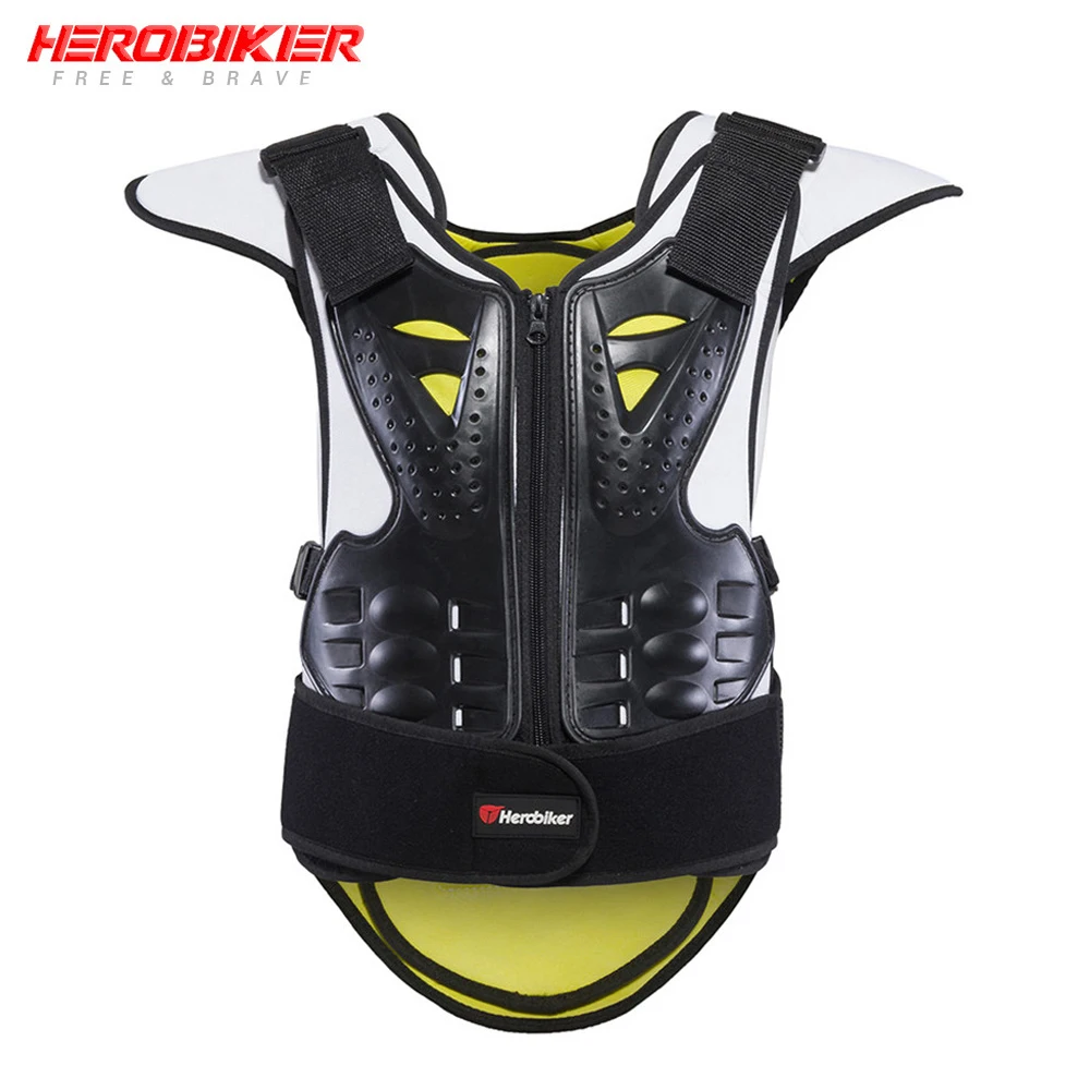 

HEROBIKER Men Women Motorcycle Body Armor Vest Motocross Waistcoat Protector Unisex Motorcycle Armor Moto Protective Gear