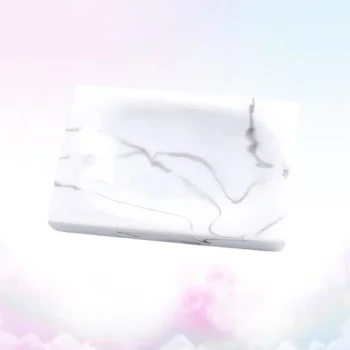 

Resin Soap Storage Rack Bathroom Soap Dish Practical Soap Holder Soap Plate White