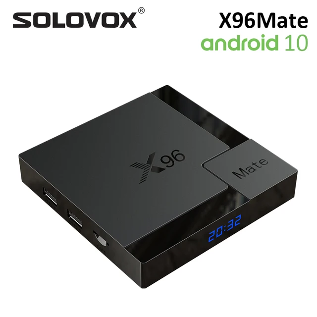 $67.45 SOLOVOX 2020 X96Mate Android 10 Smart TV BOX 4GB 32GB Allwinner H616 Quad Core 6K YouTube Player X96 Mate Mini TVBOX WiFi 5G BT5