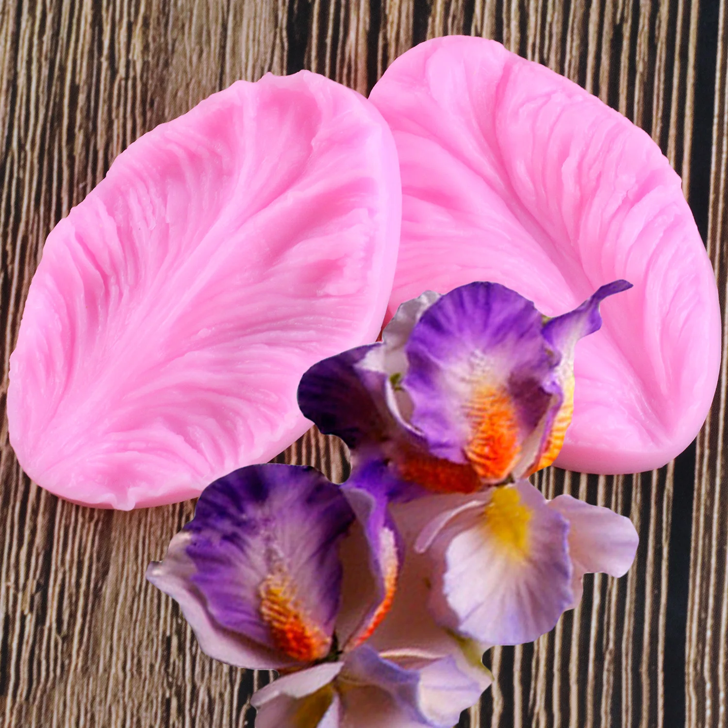 Orchid Flower Petals Silicone Mold,Flower Making,Polymer Clay Candy Molds,Chocolate Baking Cupcake Fondant Cake Decorating Tools