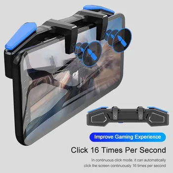 

AK01 PUBG Game Controller Gamepad Joystick One Key Trigger Continuous Shooting Fast Fire Gamepad For Android IOS Mobile Phone