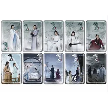 Mo dao zu shi Китай аниме карты стикеры DIY украшения автобус ID Водонепроницаемый карты стикеры s детские стикеры классических игрушек 10 шт