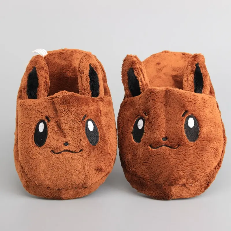 24-х стилях Аниме Пикачу Charmander Косплэй обувь Плюшевые игрушки куклы Домашняя одежда зимние теплые Шлепанцы из хлопчатобумажной ткани для Для женщин детей