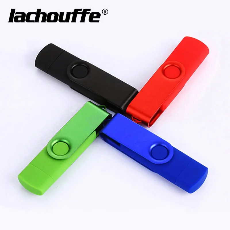 2в1 OTG флеш-накопитель Micro usb/TPYE-C флэш-накопитель usb16гб 32 Гб 64 Гб 128 ГБ Usb флеш-накопитель карта памяти Флешка для телефона Android TypeC
