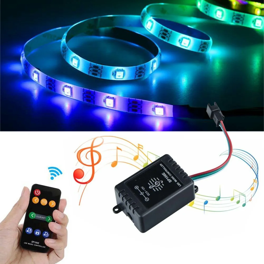 Wifi мини RGB Bluetooth контроллер мини музыка Bluetooth контроллер световая полоса контроллер для RGB RGBW светодиодный контроллер