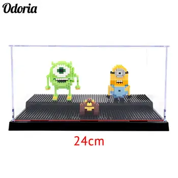 

Odoria Acrylic Display Case Box 2 Steps (24cm) Dustproof Protection For Diamond Building Blocks Ships From US AU ES EU