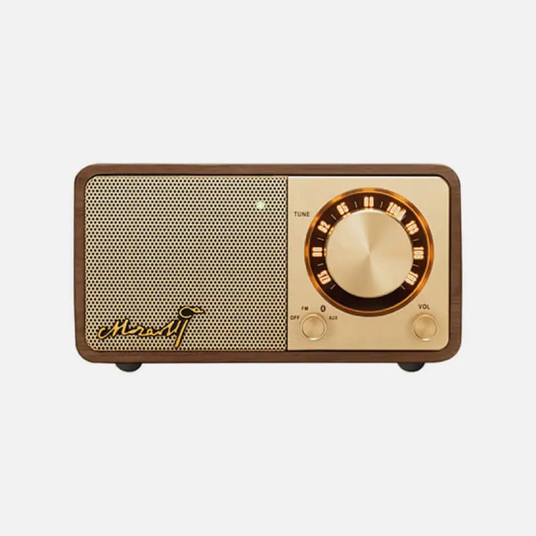 Walnut Xiaomi Mozart Bluetooth динамик Ретро беспроводной динамик двойная антенна радио 30H время игры Soundbox глубокий бас сабвуфер - Цвет: Walnut