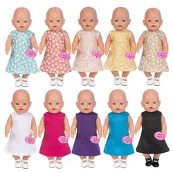 Модное платье куклы 18 дюймов Америка Детский жакет из денима для девочки; кукольная одежда для детей от двух до шести лет модный детский