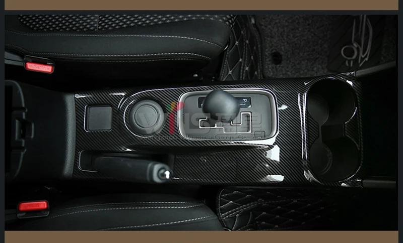 Для Mitsubishi Outlander 2013- интерьерные молдинги крышка шестерни держатель для стакана хромированный автомобильный Стайлинг Аксессуары ABS