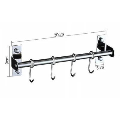 4 hooks CKitchen инструменты нож вилка ложка Органайзер вешалка для хранения одежды держатель - Цвет: 4 hooks