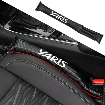 

1pcs Carbon Fiber Leakproof Protective Seat Gap Car Cover Pad for Toyota yaris 2007-2010 accessories car styling