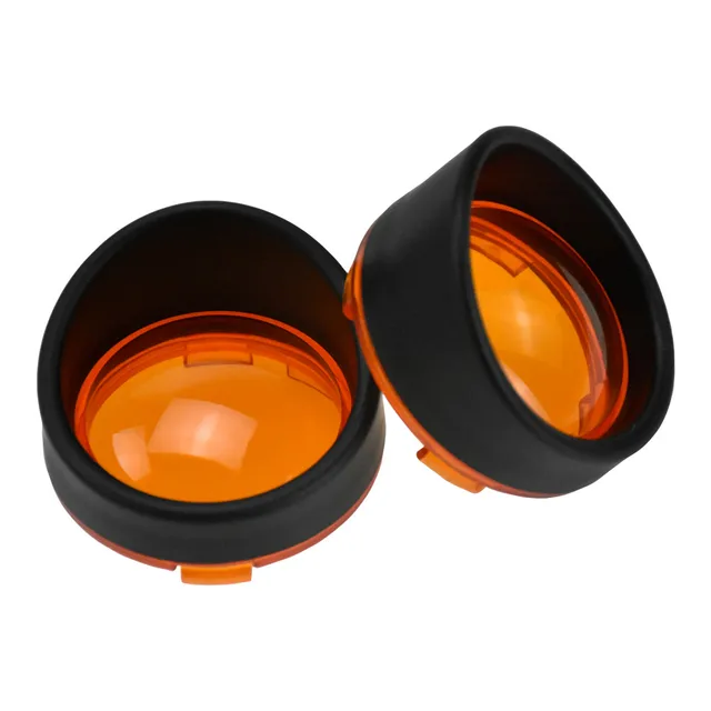 Copriobiettivo Indicator Direzione Moto - 2 Pezzi Per Harley XL883 1986-2015 - Foto 4