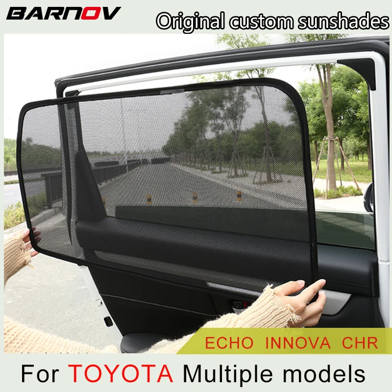 

BARNOV Car Special Curtain Window SunShades Mesh Shade Blind Original Custom For TOYOTA ECHO INNOVA CHR