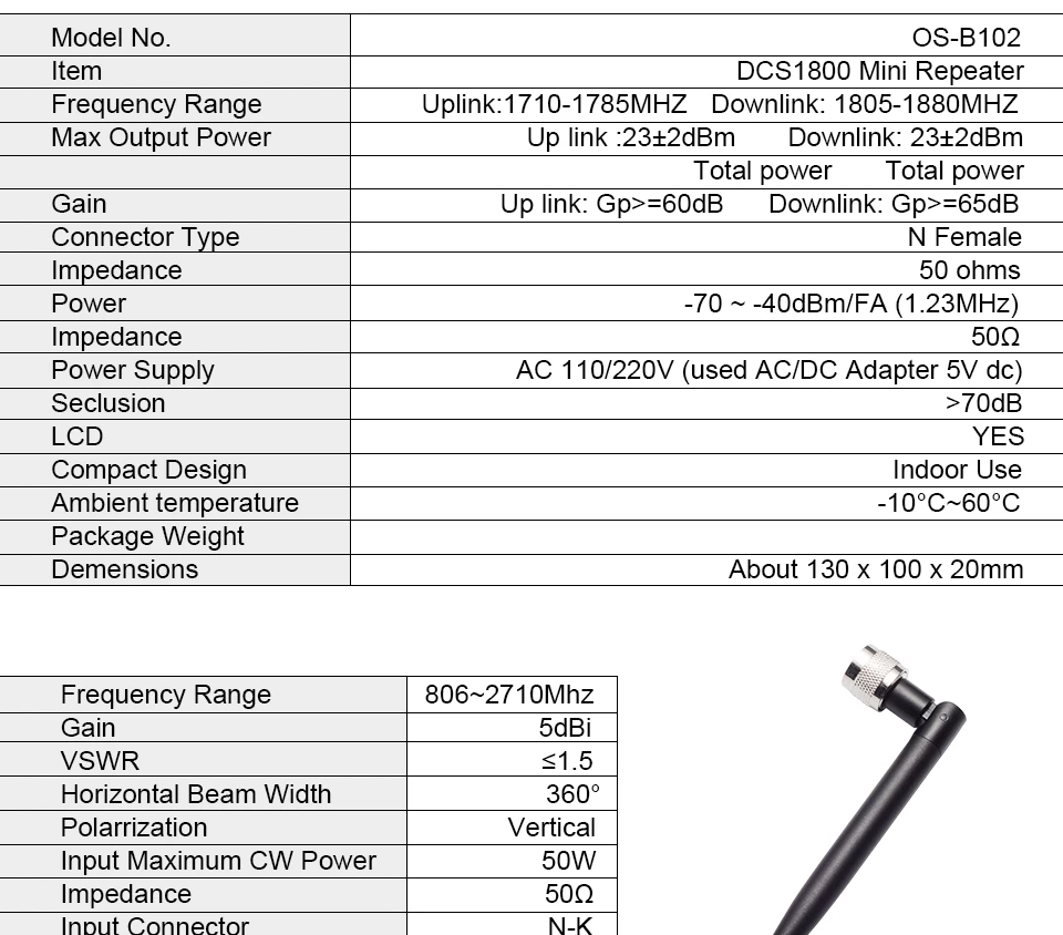 Fullset DCS 1800 МГц GSM 1800 2g 4g LTE повторитель сигнала сотового телефона усилитель сигнала мобильного телефона+ внутренняя наружная антенна