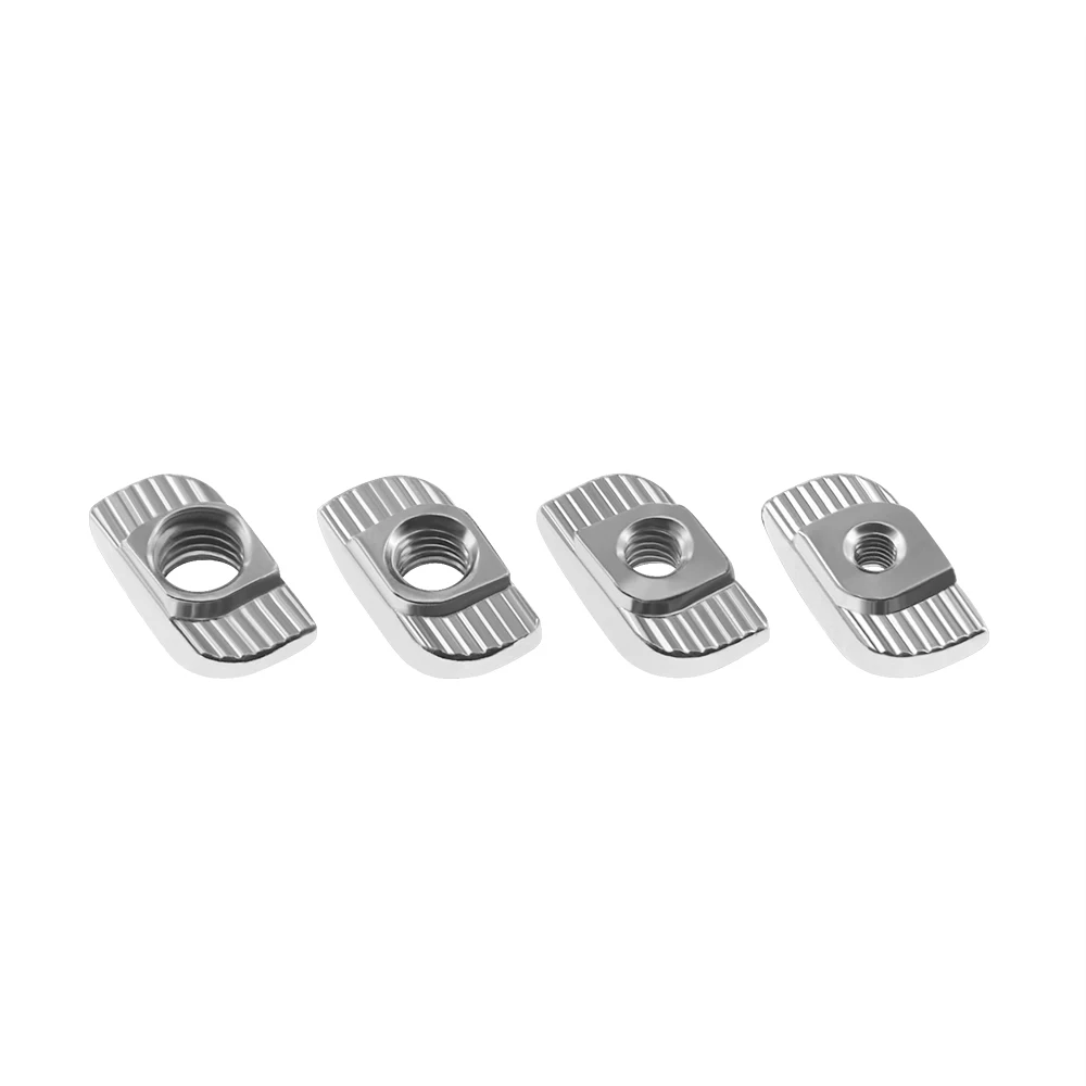 

50pcs/20pcs Twotrees 3D Printer Parts M3/M4/M5 Carbon Steel T type Nuts Fastener Aluminum Connector For 2020 Industrial Profile