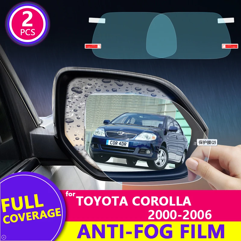 Полноэкранная противотуманная непромокаемая пленка для Toyota Corolla E120 E130 2000 ~ 2006