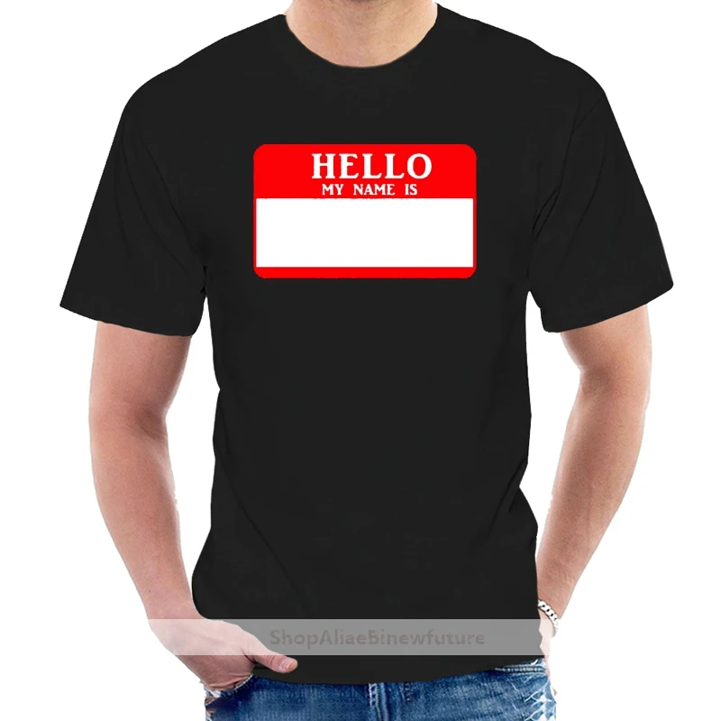 Pegatina de Hello My Name Is para camiseta, Hello My Name Is Sticker, diseño de ropa Hello Name Is My Name @ 004656|Camisetas| - AliExpress