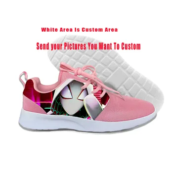 

Spider-Man Spider Universe Superhero White Spiderman Breathable Men's Mesh Soft Lightweight Sport Shoes Running Shoes