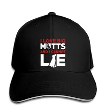 Мужская бейсбольная кепка, Женская бейсбольная кепка I Love Big Mutts, Мужская и Женская Популярная бейсболка, остроконечная Кепка