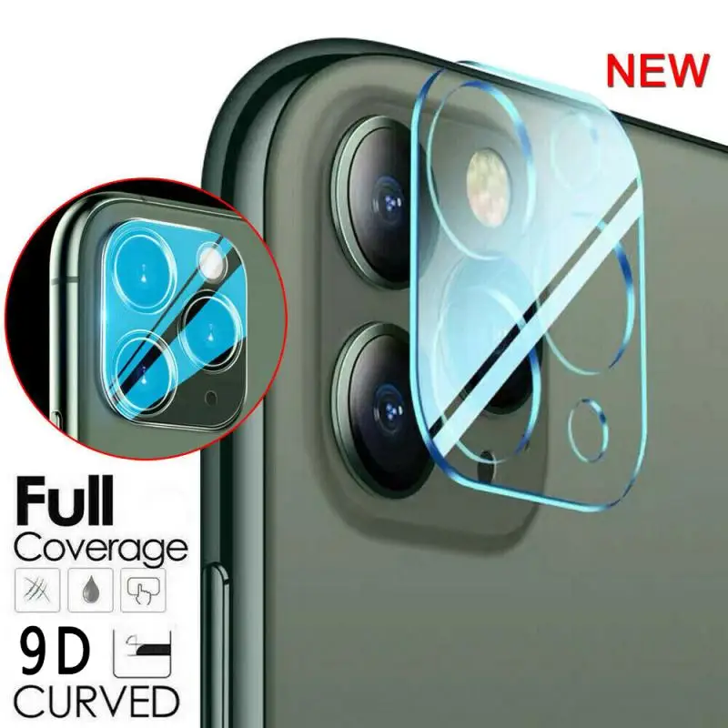 Для iPhone 11 Pro/ Max полное покрытие HD закаленное стекло Защита для объектива камеры