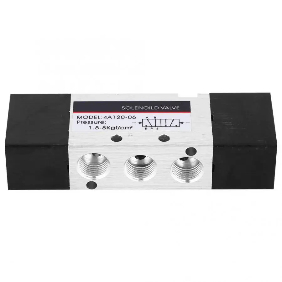Ручной заподлицо клапан высокого качества 4A120-06 2 положения 5 способ Пневматический воздушный клапан вход/выход/выпускной PT1/8in электромагнитный клапан