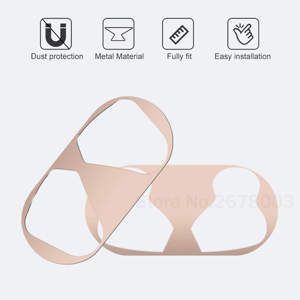Полное покрытие металлический пылезащитный стикер чехол для Xiao mi Airdots Pro 2 Air 2 Пылезащитная наклейка чехол для Xiaomi mi Air 2 Чехол