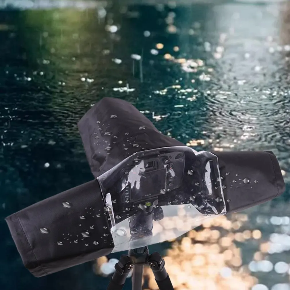 Водонепроницаемая непромокаемая накидка для камеры нейлоновая прозрачная Новая камера дождевик Пылезащитный протектор для DSLR камеры для Canon/Nikon/sony