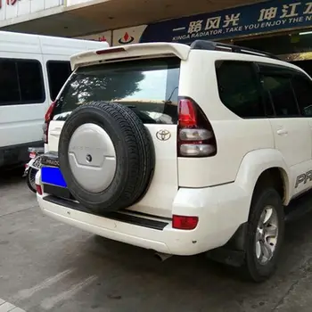 

For Toyota Land Cruiser Prado FJ120 4000 2700 Spoiler 2003-2009 ABS Plastic Unpainted Primer Rear Wing Spoiler With Led Light