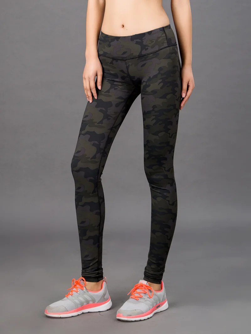 

96 Women's Profession Gymnastic Pants Yoga Pants Camouflage Tight Fitness Trousers Quick-Dry Buttock Lifting Breathable Big Bran
