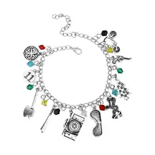 Подвеска в форме велосипеда более комбинированные аксессуары панк очаровывательный браслет ювелирные изделия браслеты для женщин Bijoux Рождественский подарок ювелирные изделия