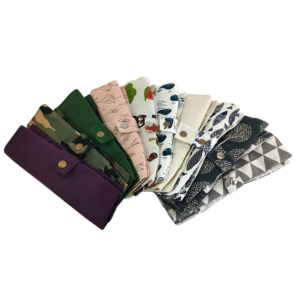 

Portable Tableware Bag Chopsticks Spoon Bag Cloth and Wind Cutlery Storage Bag Tie Line Cutlery Bag Chopsticks Set Straw Pouch