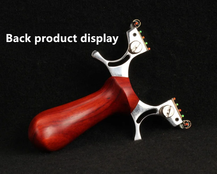 

New sliding double sight clip mammoth elephant slingshot solid wood red sandalwood outdoor sports elephant slingshot