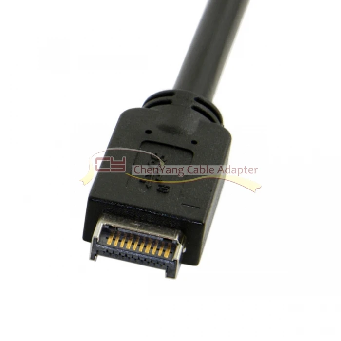 USB 3,0 type-A штекер для расширения данных Кабельный 50 см к USB 3,1 Передняя панель заголовка