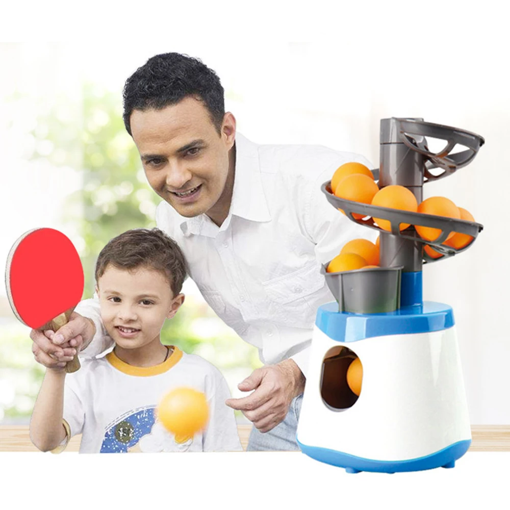 

Automatic Ball Machine Toy Table Tennis Ping Pang Serving Machine Sports Gaming Learning Active Early Educational Exercise Toy
