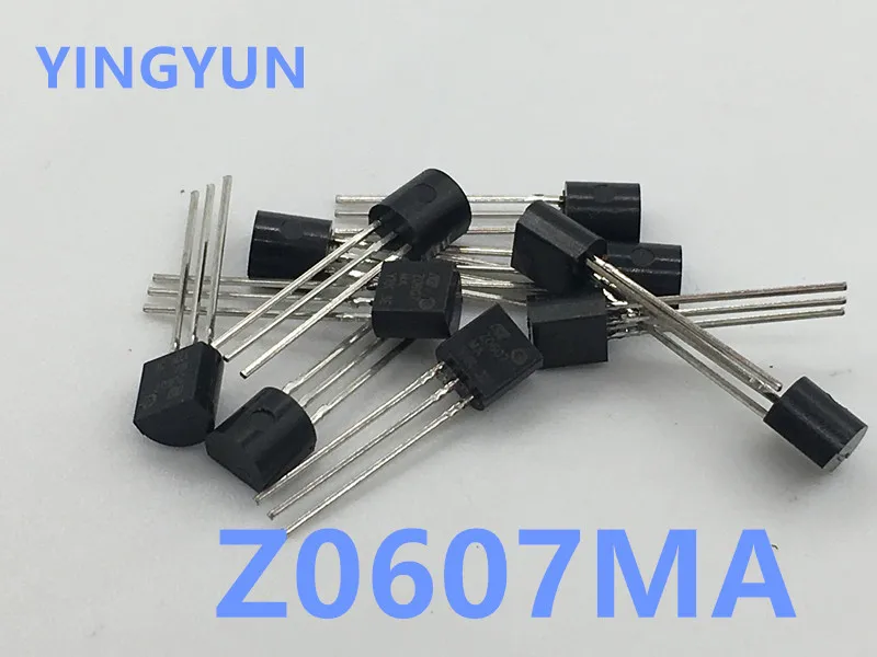 50pcs/lot Z0607ma Z0607 0.8a/600v To92 Transistor New Original Cable