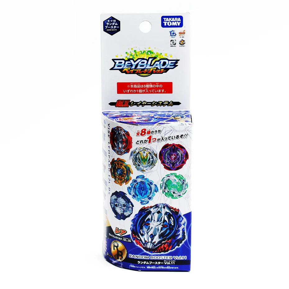 TAKARA TOMY BEYBLADE Burst GT B-118 взрывной гироскоп 8 случайных пакетов подтверждение посылка V.15